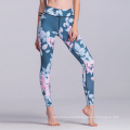 Cuatro agujas de seis líneas de gimnasia gimnasio personalizado calidad mujeres yoga pantalones leggings sin costura